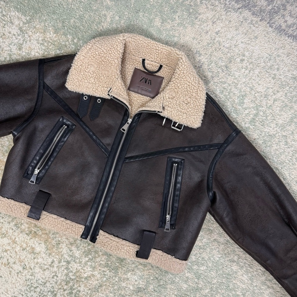 ZARA Double Sided Short Jacket, Size Small